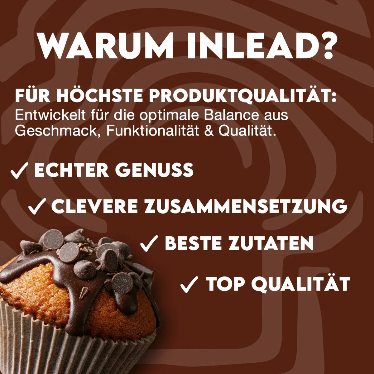 Inlead Choc Drops 150g - Vegan - Supplement Support