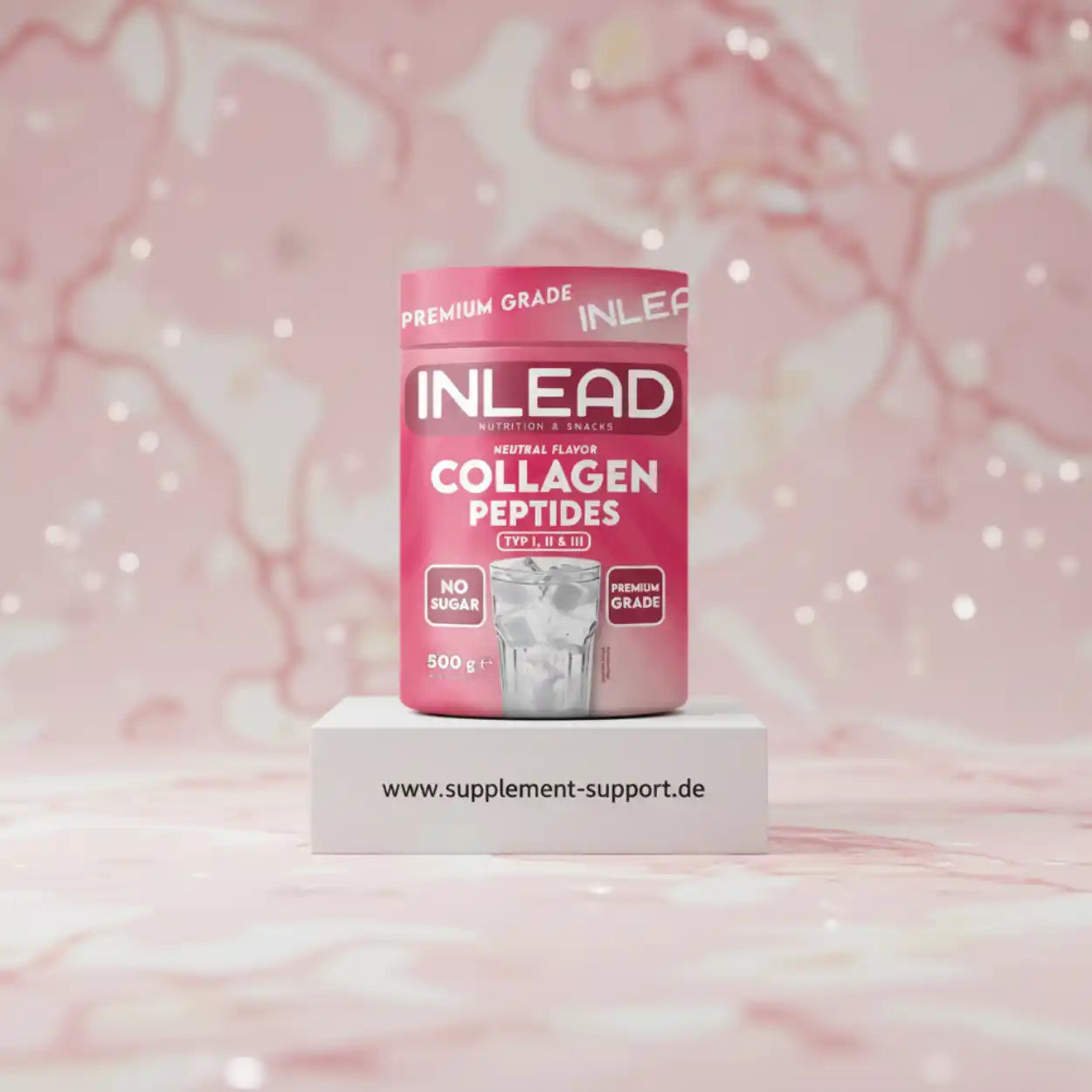 Inlead Collagen Peptides 500g - Supplement Support