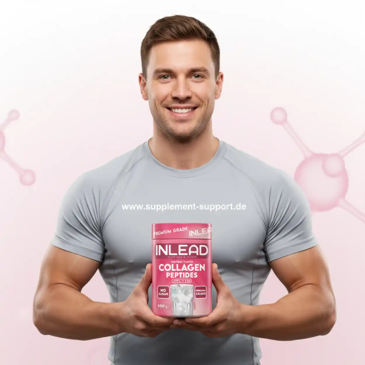 Inlead Collagen Peptides 500g - Supplement Support