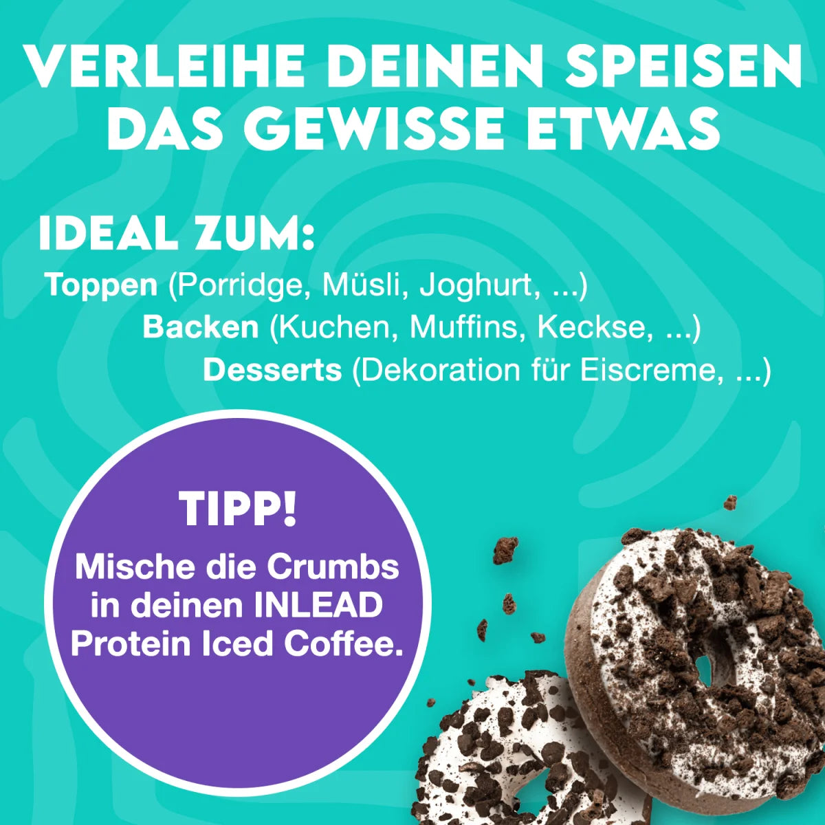 Inlead Cookie Crumbs 500g - Supplement Support