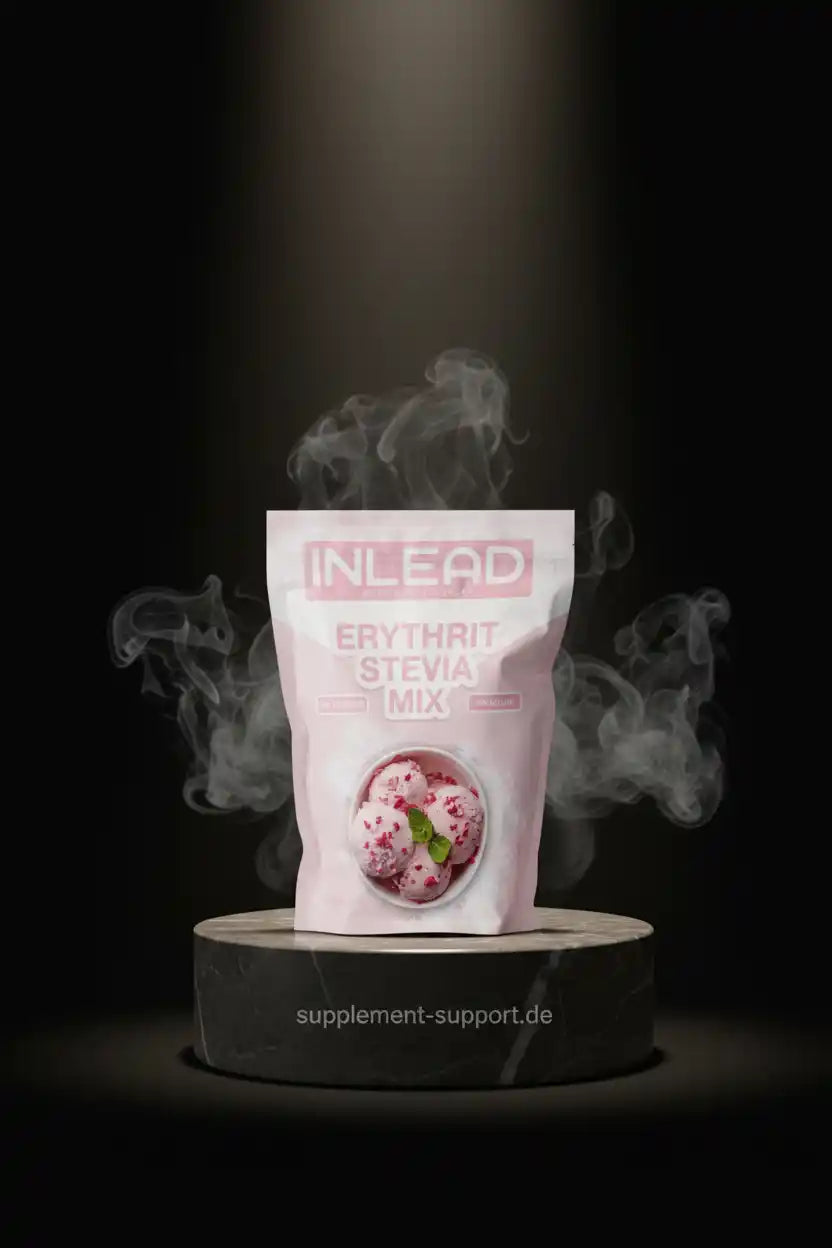 INLEAD Erythrit Stevia Mix – natürlicher Süßstoff für Nahrungsergänzungsmittel und Sportnahrung