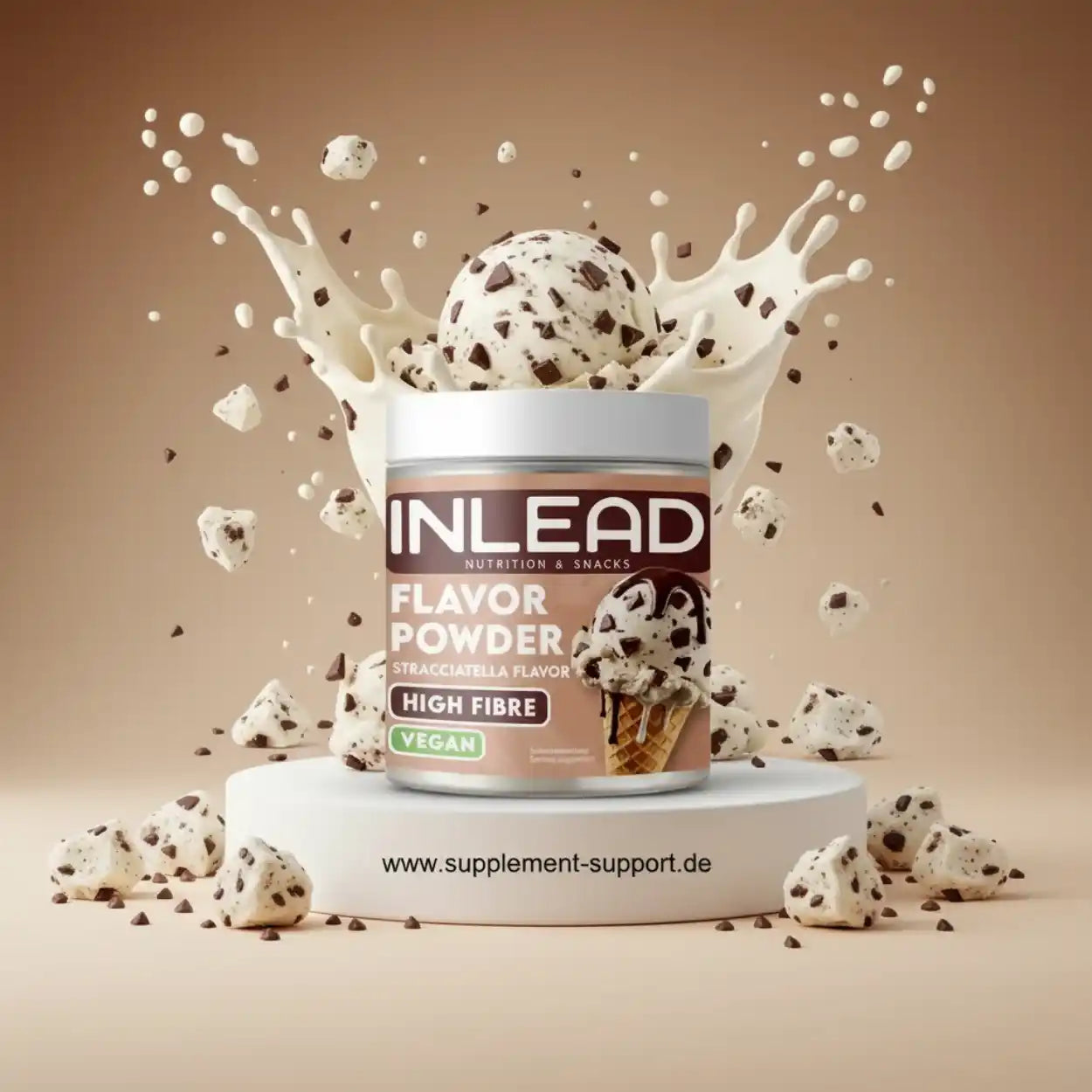 inlead-flavor-powder-90g-stracciatella_1_-_Kopie_11zon_11zon - Supplement Support