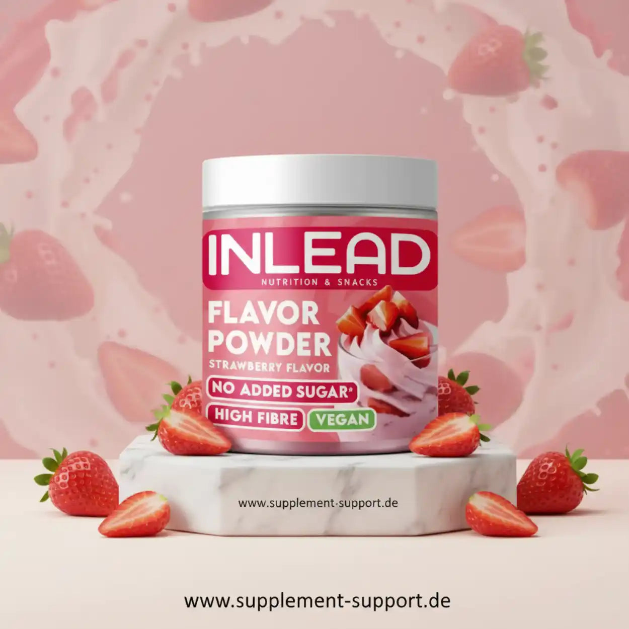 inlead-flavor-powder-90g-strawberry_1__11zon_11zon - Supplement Support