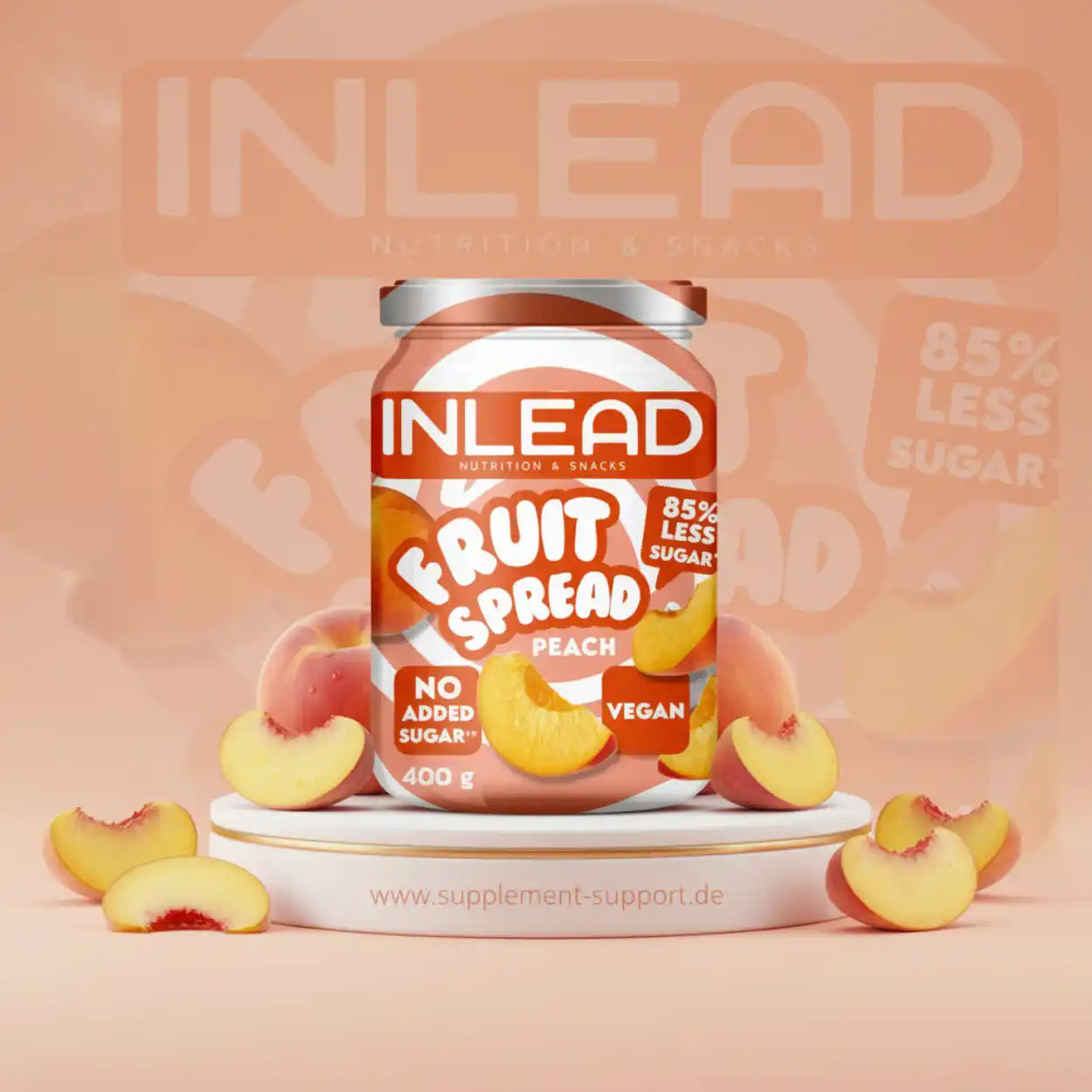 inlead-fruit-spread-400-g-peach_1__11zon - Supplement Support