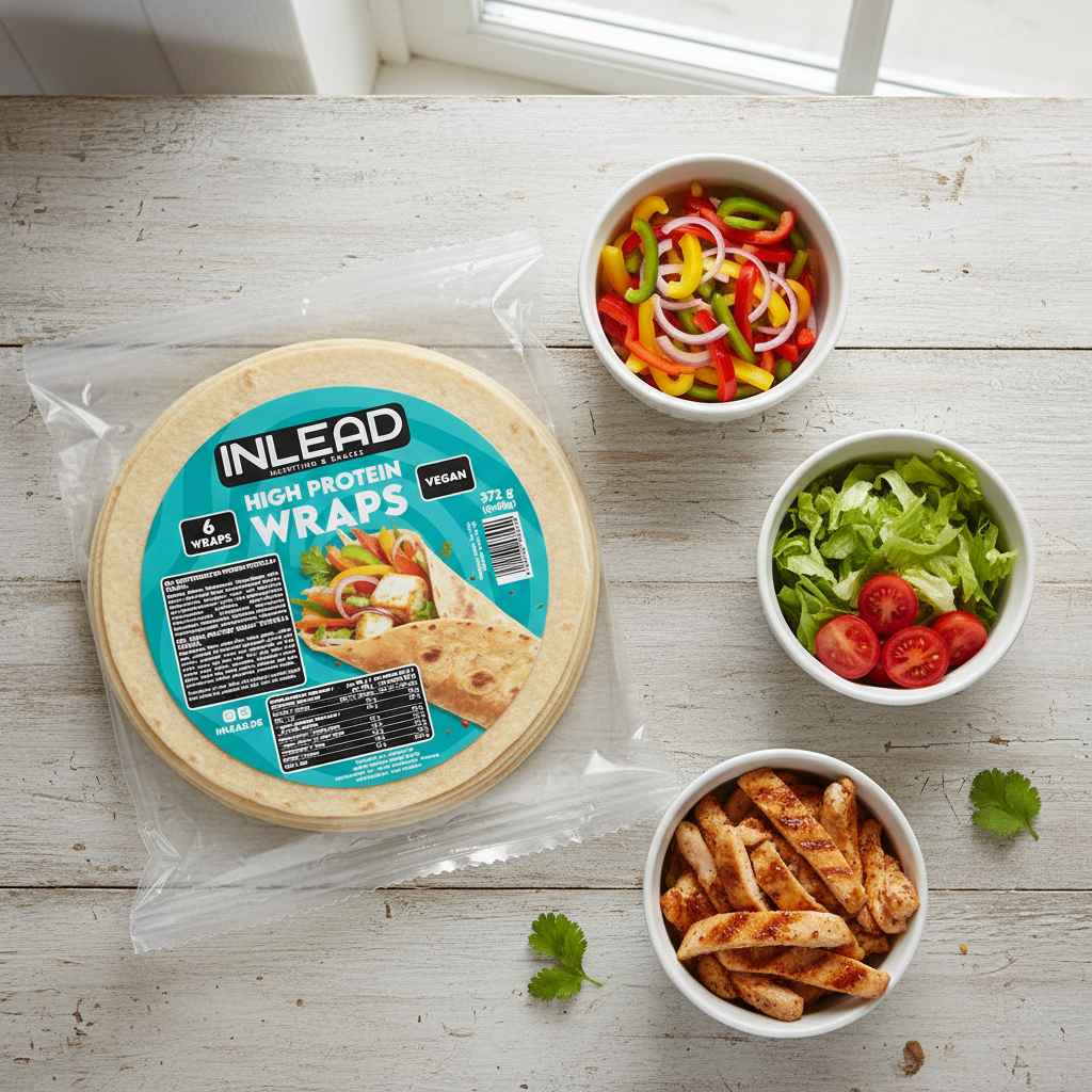 Inlead High Protein Wraps 6 Stück a´ 62g