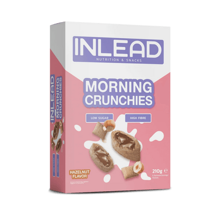 Inlead Morning Crunchies 210g - Hazelnut Flavor - Supplement Support