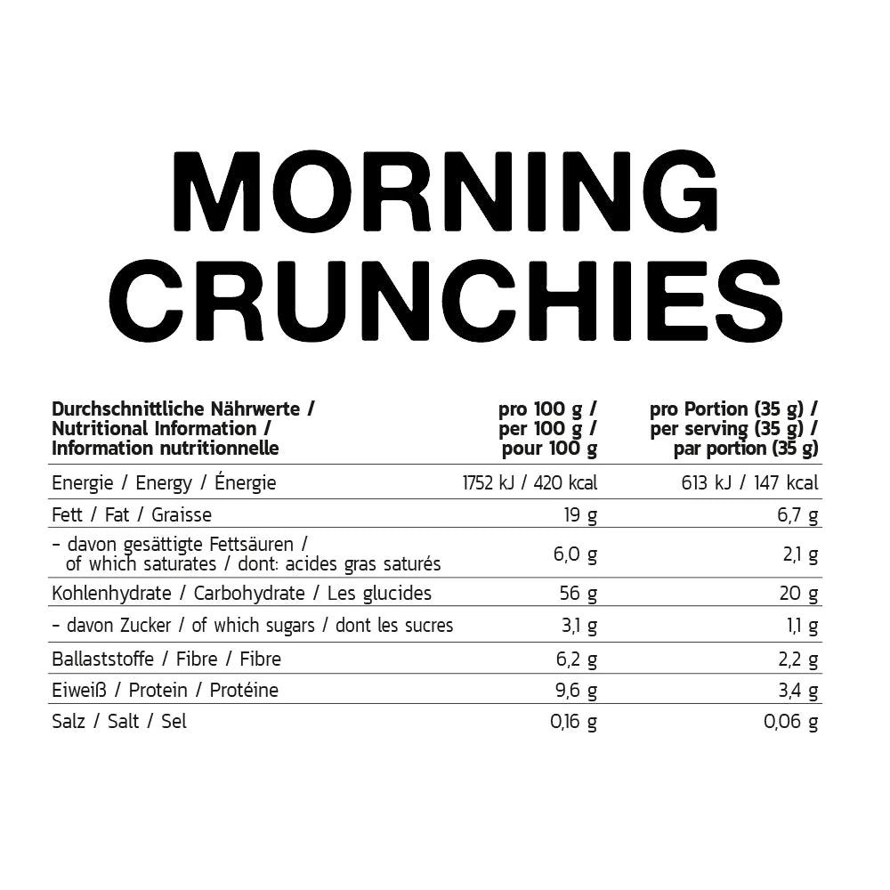 Inlead Morning Crunchies 210g - Hazelnut Flavor - Supplement Support