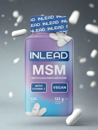 Inlead MSM + Vitamin C 120 Tabs. - Supplement Support
