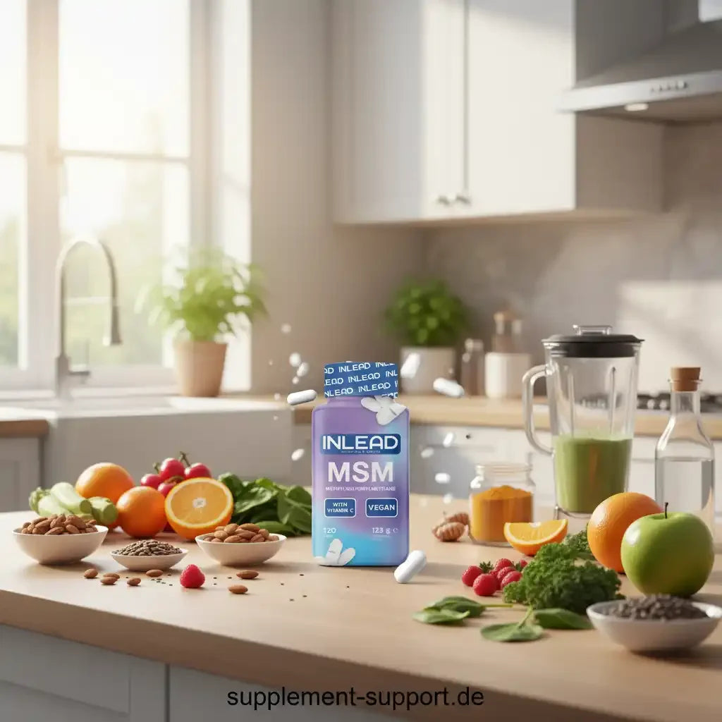 Inlead MSM + Vitamin C 120 Tabs. - Supplement Support