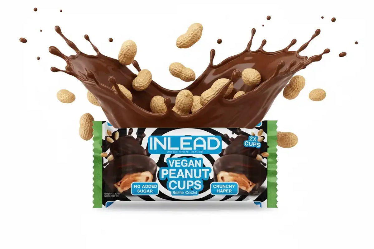 Vegan Peanut Cups mit Schokolade & Erdnüssen – proteinreicher Snack ohne zugesetzten Zucker