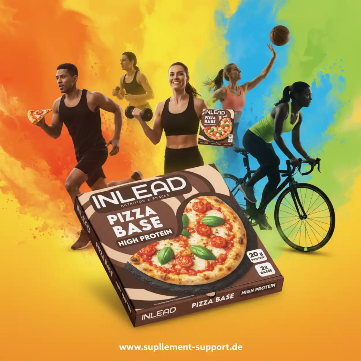 Base à pizza protéinée Inlead Nutrition (2 x 125 g)