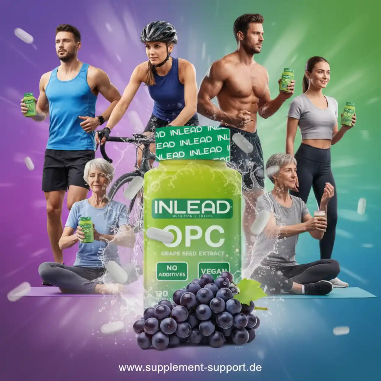 Inlead OPC Grape Seed Extract 120 Caps