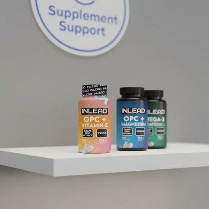 Inlead OPC + Vitamin C 120 Caps - Supplement Support