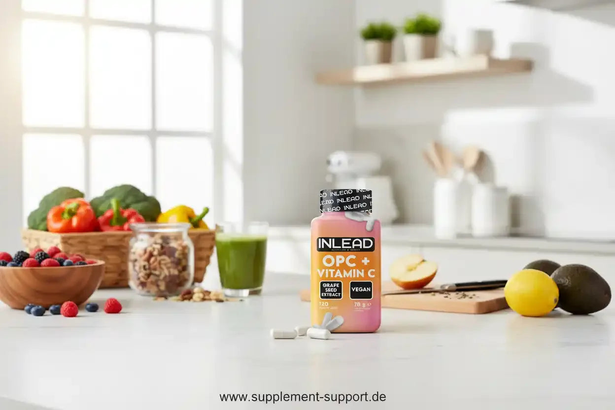 Inlead OPC + Vitamin C 120 Caps - Supplement Support