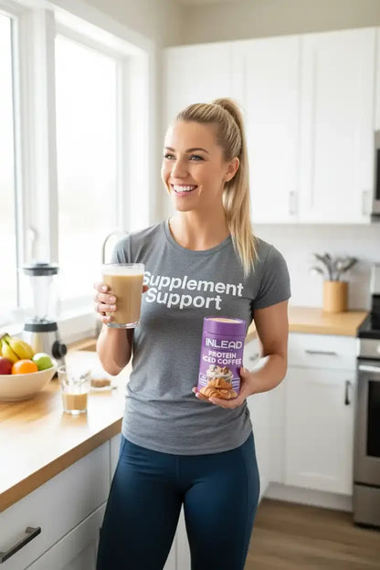 Inlead Protein Iced Coffee 700g - Supplement Support