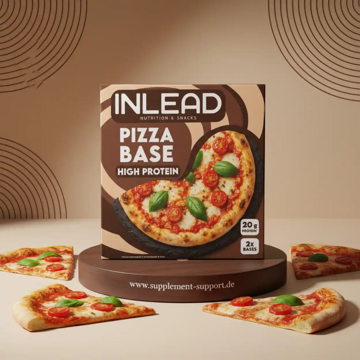 Base à pizza protéinée Inlead Nutrition (2 x 125 g)