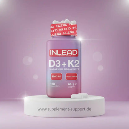 Inlead Vitamin D3 + K2 + Magnesium 120 Caps