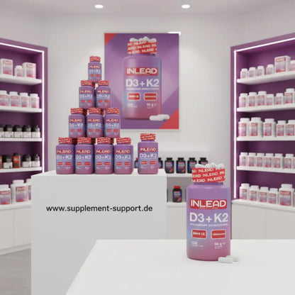 Inlead Vitamin D3 + K2 + Magnesium 120 Caps