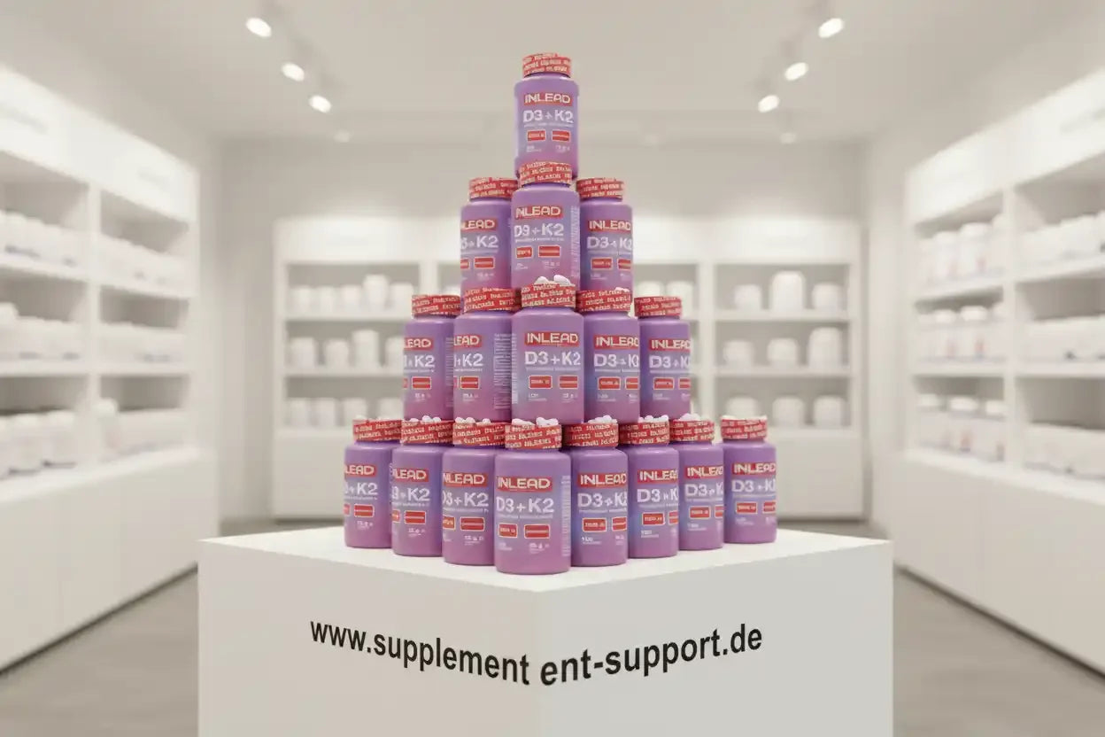 Inlead Vitamin D3 + K2 + Magnesium 120 Caps - Supplement Support