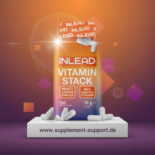 INLEAD Vitamin Stack – Multi Vitamin Complex mit allen essentiellen Vitaminen, 120 Veggie Caps