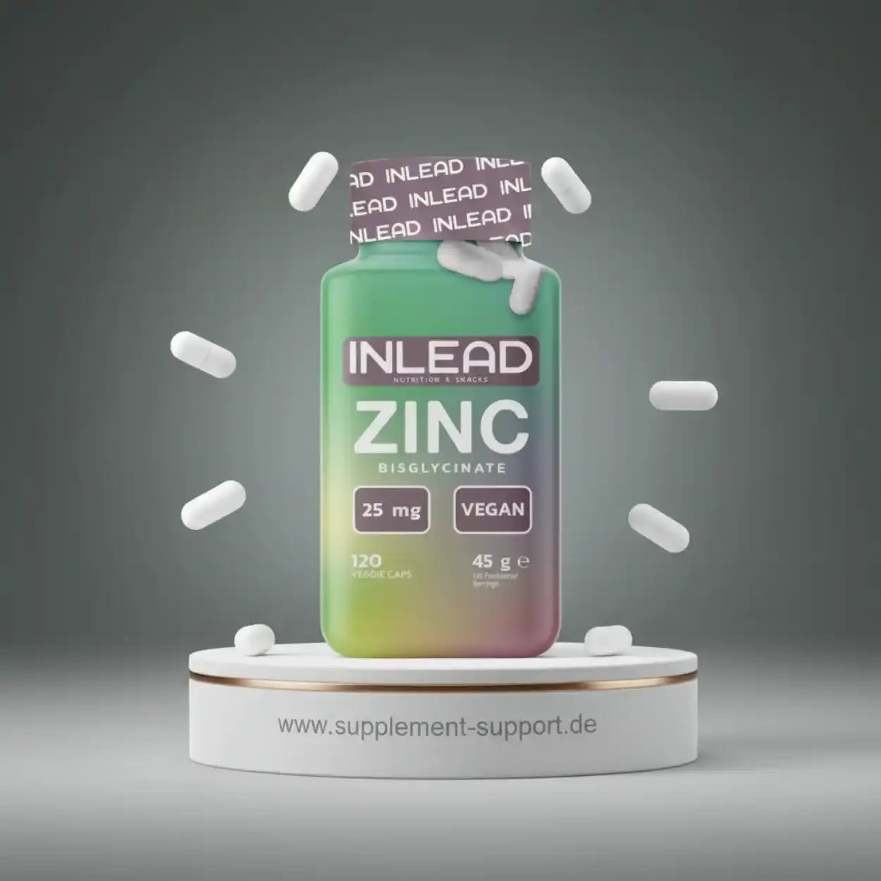 Inlead Zinc Bisglycinate 120 Vegan Caps