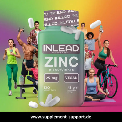 Inlead Zinc Bisglycinate 120 Vegan Caps