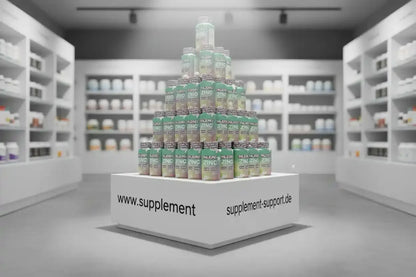Zink-Nahrungsergänzungsmittel in Pyramidenform im Supplement-Shop