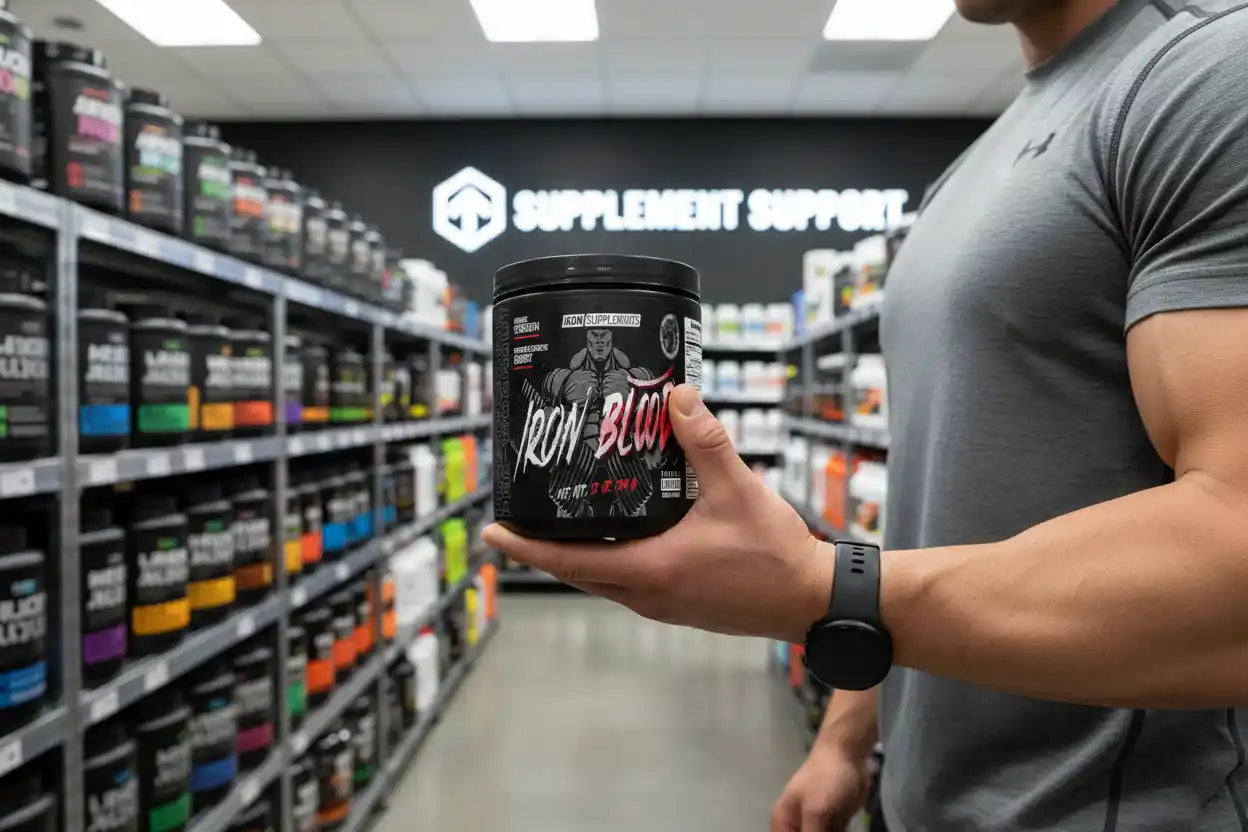 Iron Blood Pre-Workout Booster 340g - Supplement Support