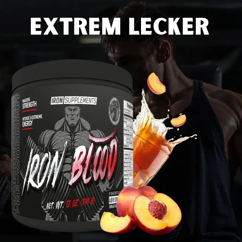Iron Blood Pre-Workout Booster 340g - Supplement Support
