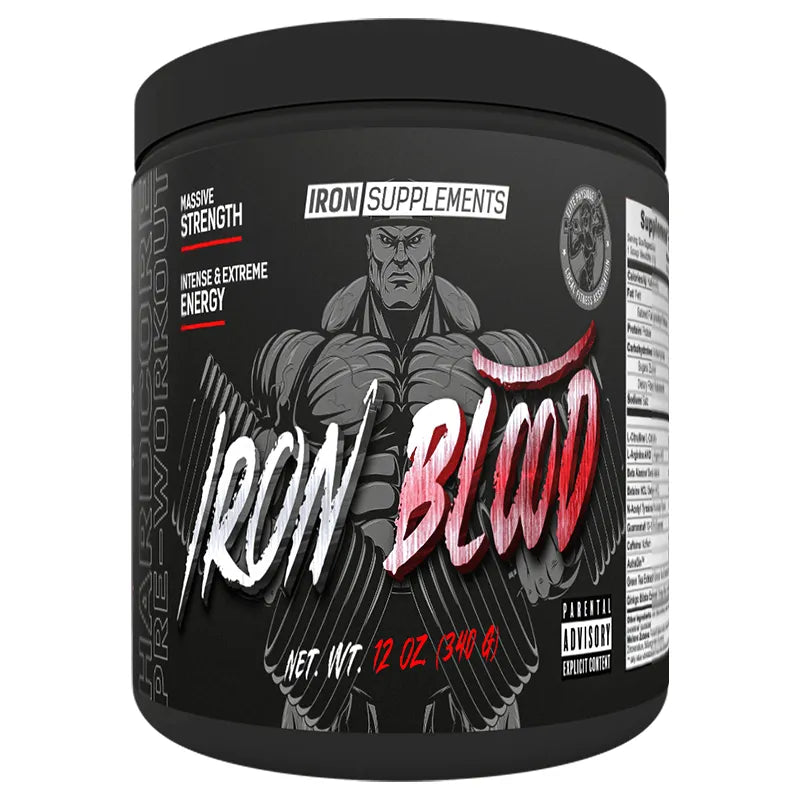Iron Blood Pre-Workout Booster 340g - Supplement Support
