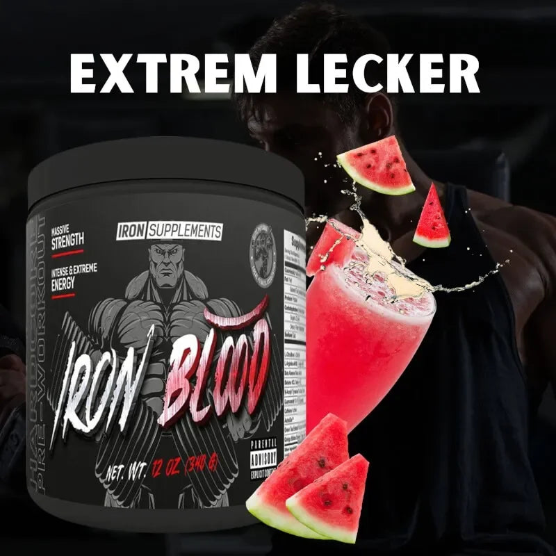 Iron Blood Pre-Workout Booster 340g - Supplement Support
