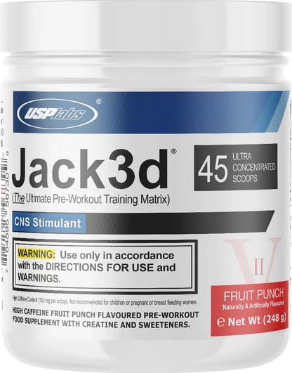 JACK3D ADVANCED Pre Workout Booster 248g - Supplement Support