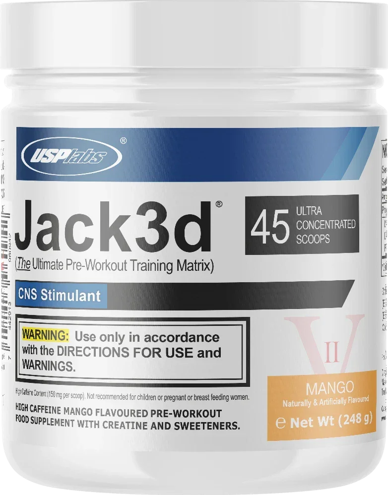 JACK3D ADVANCED Pre Workout Booster 248g - Supplement Support