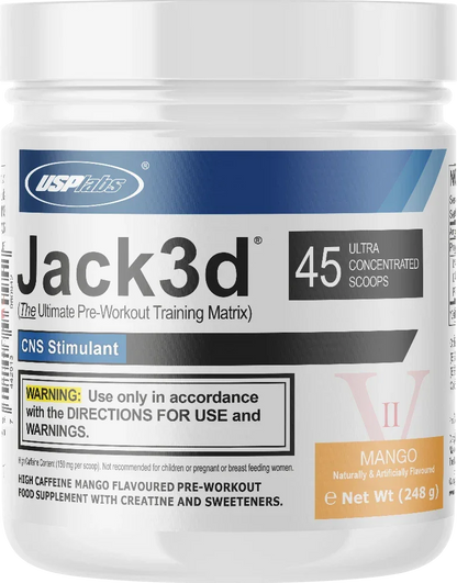 JACK3D ADVANCED Pre Workout Booster 248g - Supplement Support