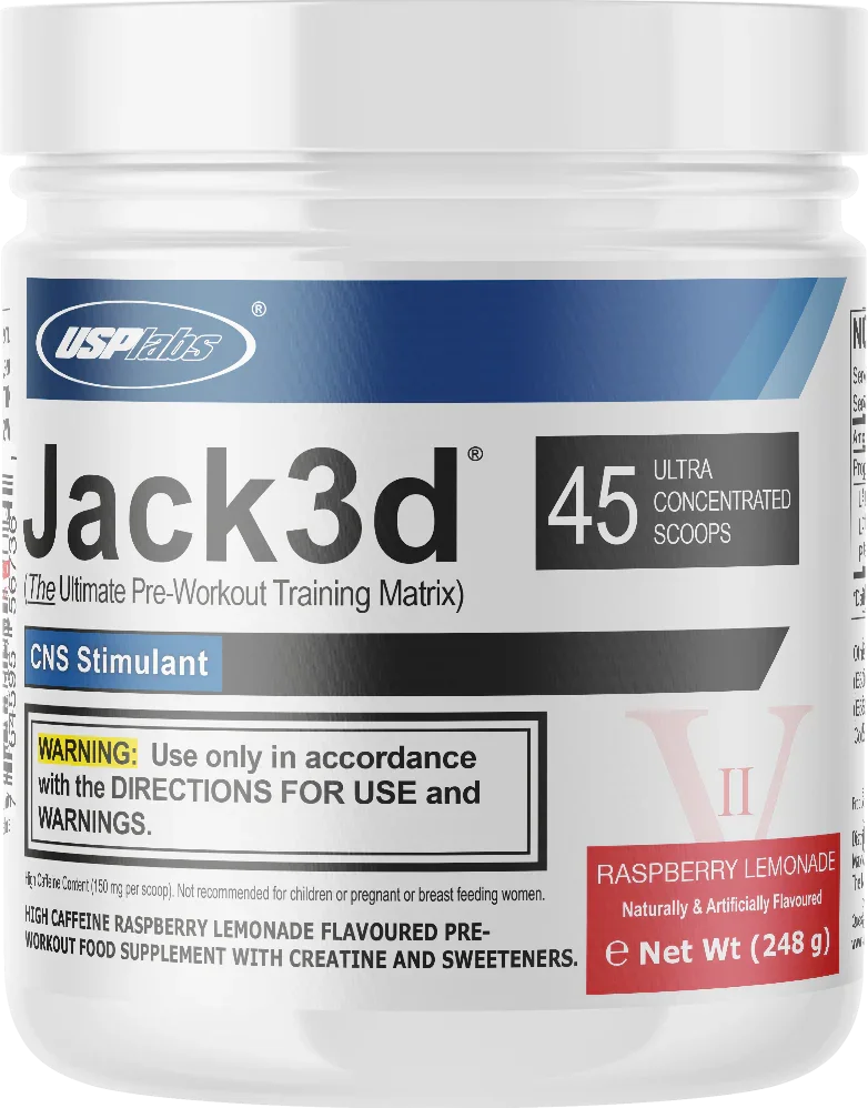 JACK3D ADVANCED Pre Workout Booster 248g - Supplement Support