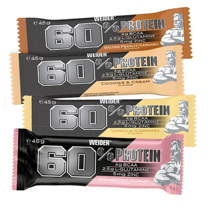 Joe Weider 60% Protein Bar, 45g - Supplement Support