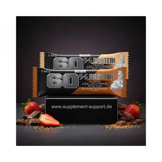 Barre protéinée Joe Weider 60 %, 45 g
