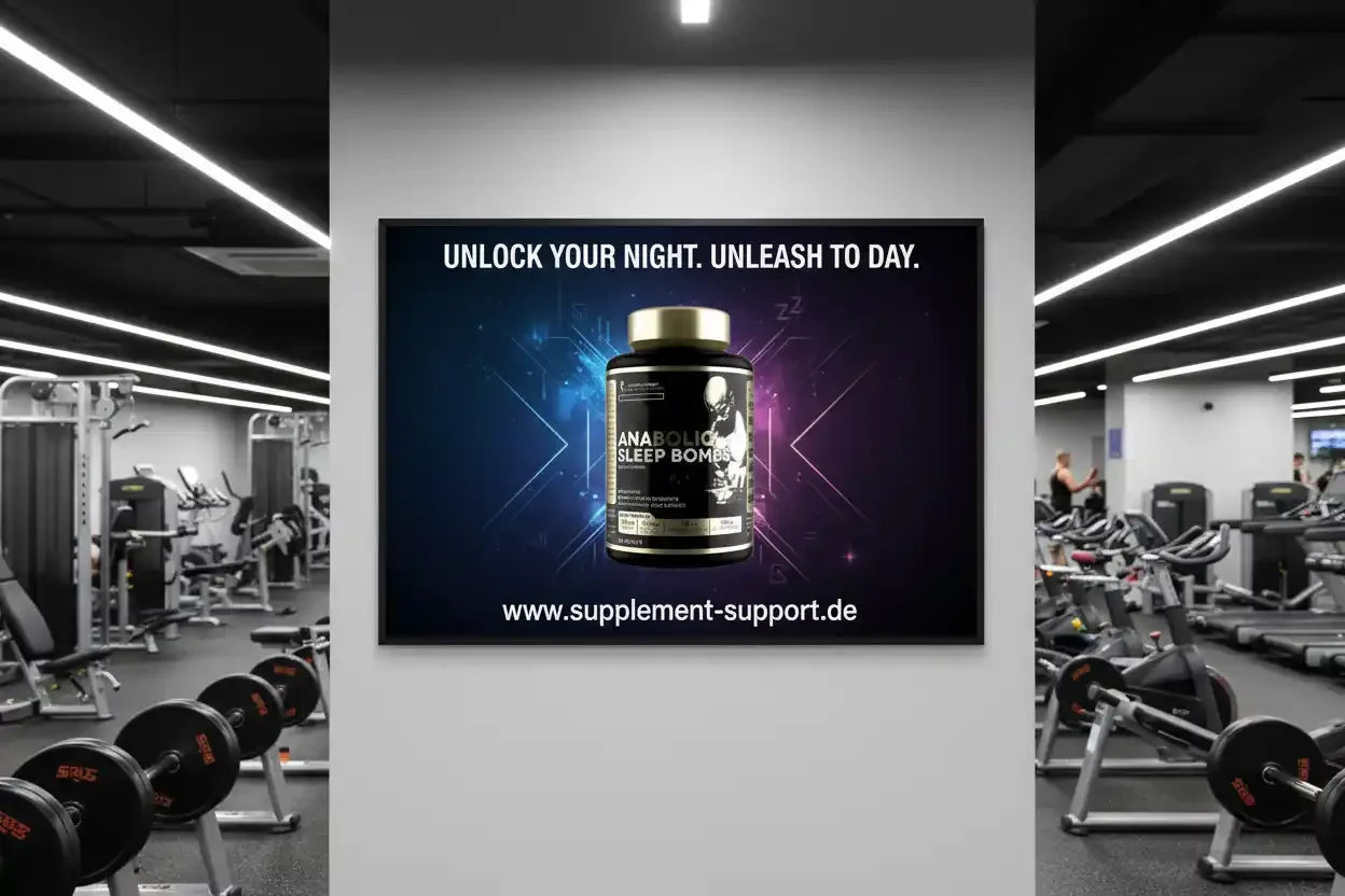 Anabolic Sleep Bombs Nahrungsergänzungsmittel im Fitnessstudio, ideal für Sportler und Muskelaufbau