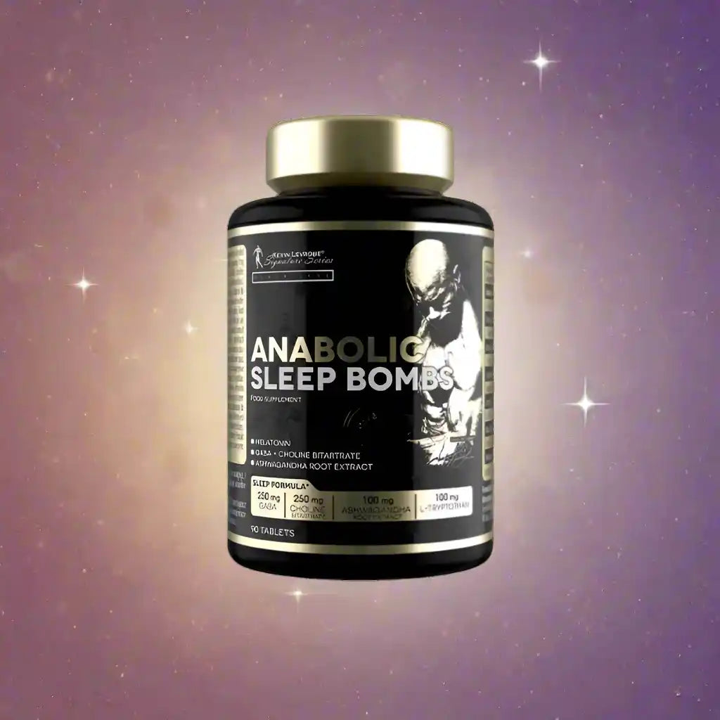 Anabolic Sleep Bombs Nahrungsergänzung mit Melatonin & GABA für besseren Schlaf, 90 Tabletten