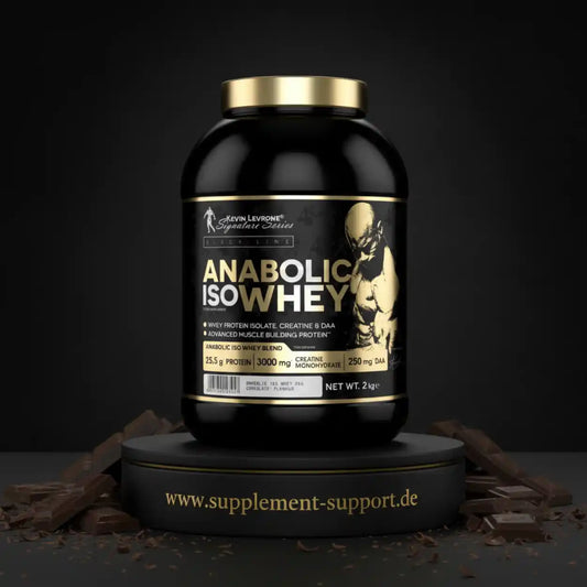 Anabolic IsoWhey Protein Pulver mit Kreatin & DAA, 2kg Eiweißpulver für Muskelaufbau
