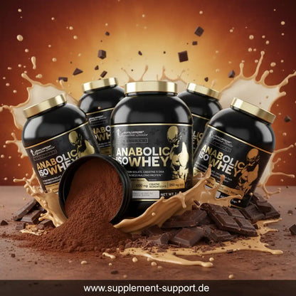 Anabolic IsoWhey Protein Pulver mit Schokolade, ideal für Sportler und Muskelaufbau