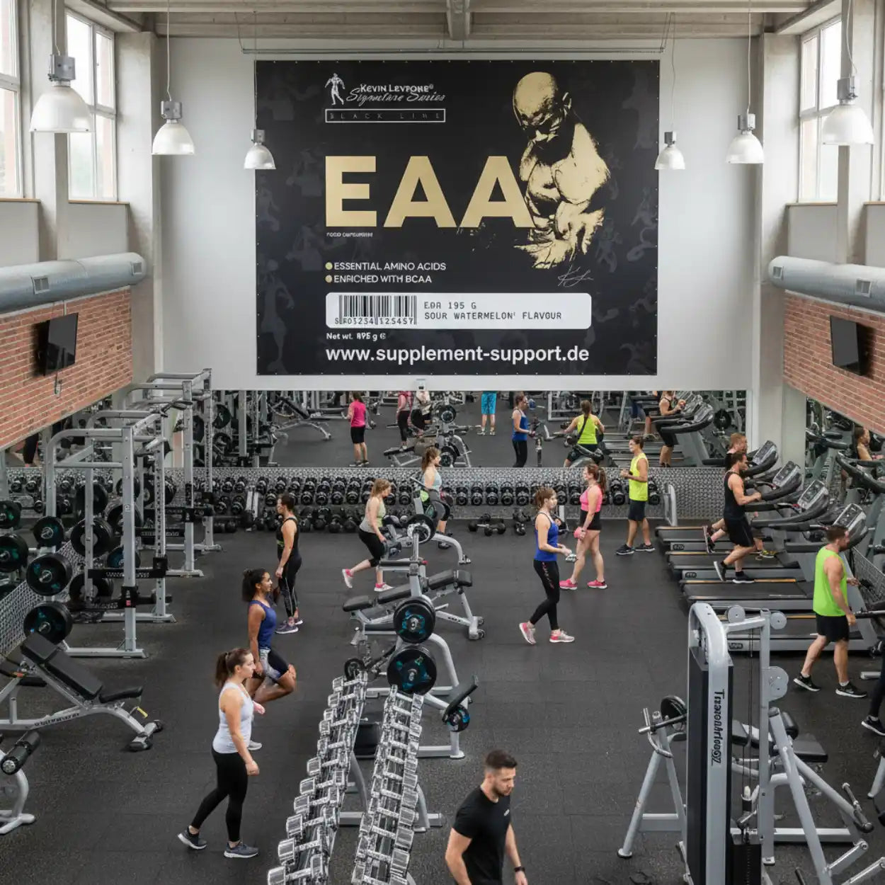 EAA Aminosäuren im Fitnessstudio – Essential Amino Acids mit BCAA, Sour Watermelon Geschmack