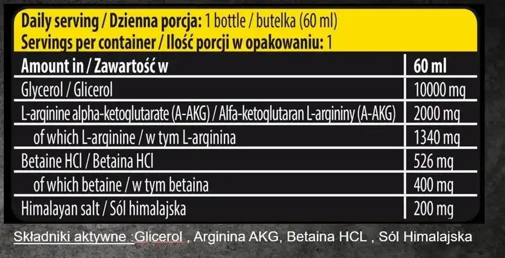 Kevin Levrone® Anabolic ON STAGE PUMP SHOTS 24x60ml - Supplement Support