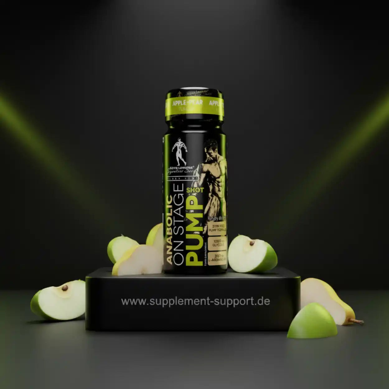 Anabolic On Stage Pump Shot Apfel-Birne Geschmack – Sportnahrung & Booster mit Vitaminen