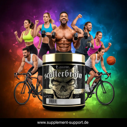 Scatterbrain Pre-Workout Formula mit Muskelaufbau und Energie für Fitness und Sport