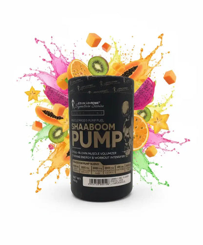 Kevin Levrone Shaaboom Pump 450g Dose, Pre-Workout Booster, vor tropischen Früchten