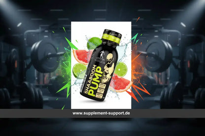 Shaaboom Pump Pre-Workout Booster mit Zitrone und Grapefruit für Sportler im Fitnessstudio