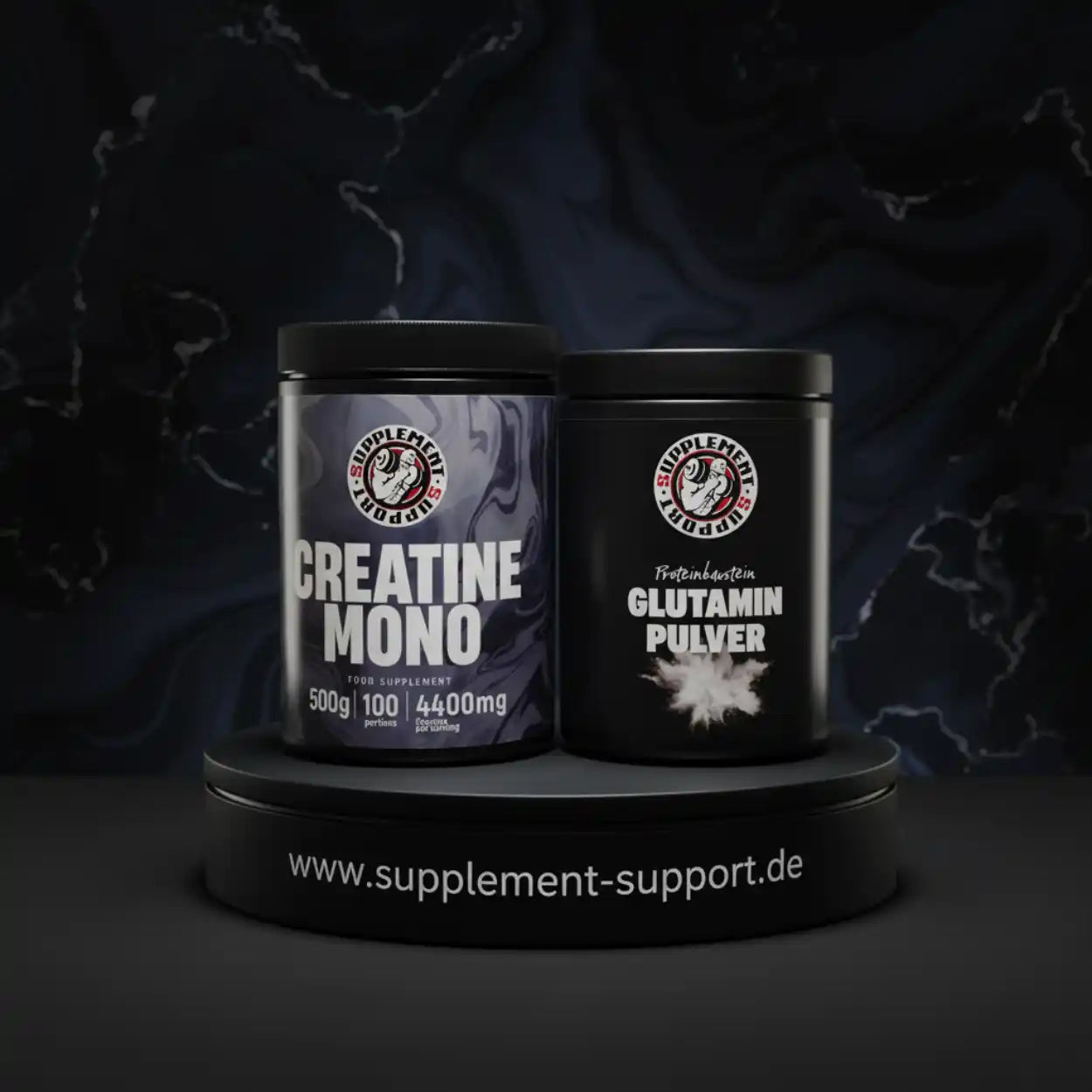 Creatine Mono und Glutamin Pulver – hochwertige Sportnahrungsergänzungsmittel für Fitness und Muskelaufbau