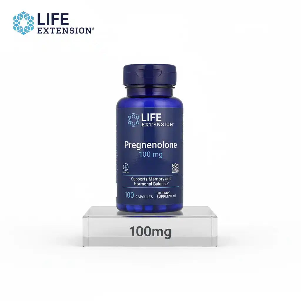Life Extension - Pregnenolone 100 Kapseln 100mg - Supplement Support