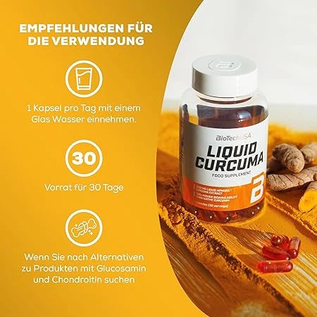 BioTech USA Liquide Curcuma 30 - Kapseln